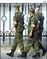 Russian soldiers in Tajikistan